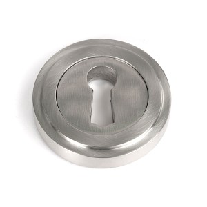 FROM THE ANVILĀ® Satin Marine SS (316) Round Escutcheon (Art Deco)