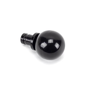 FROM THE ANVIL® Black Ball Curtain Finial (pair)