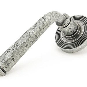 FROM THE ANVILĀ® Pewter Avon Round Lever on Rose Set (Beehive) - Unsprung