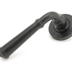 FROM THE ANVILĀ® External Beeswax Regency Lever on Rose Set (Art Deco) - Unsprung