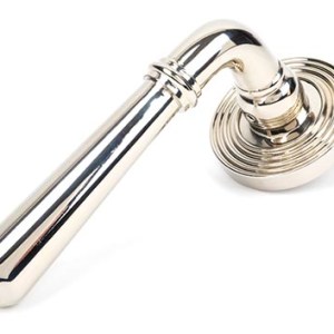 FROM THE ANVILĀ® Polished Nickel Newbury Lever on Rose Set (Beehive) - Unsprung