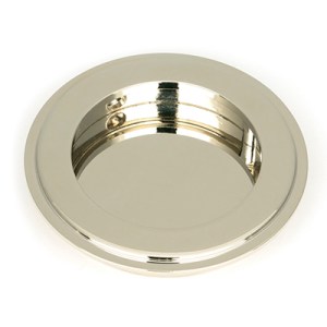 FROM THE ANVILĀ® Polished Nickel 75mm Art Deco Round Pull
