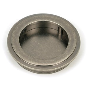 FROM THE ANVILĀ® Pewter 60mm Art Deco Round Pull