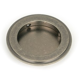 FROM THE ANVILĀ® Pewter 75mm Art Deco Round Pull