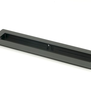 FROM THE ANVILĀ® Matt Black 250mm Plain Rectangular Pull