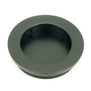 FROM THE ANVILĀ® Matt Black 60mm Plain Round Pull