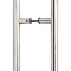 FROM THE ANVILĀ® Satin Marine SS (316) 0.6m T Bar Handle B2B Fix 32mm Ć