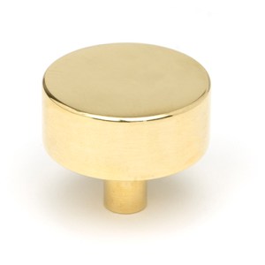 FROM THE ANVILĀ® Polished Brass Kelso Cabinet Knob - 38mm (No Rose)