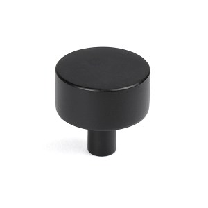 FROM THE ANVILĀ® Matt Black Kelso Cabinet Knob - 32mm (No rose)