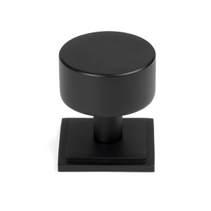 FROM THE ANVILĀ® Matt Black Kelso Cabinet Knob - 32mm (Square)