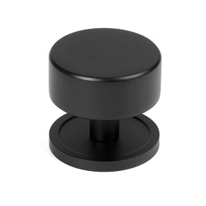 FROM THE ANVILĀ® Matt Black Kelso Cabinet Knob - 38mm (Plain)