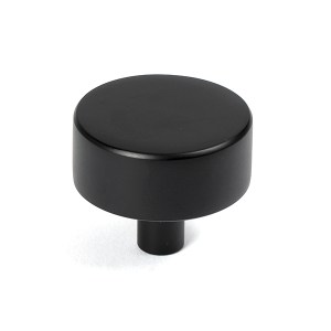 FROM THE ANVILĀ® Matt Black Kelso Cabinet Knob - 38mm (No rose)