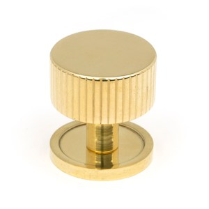 FROM THE ANVILĀ® Polished Brass Judd Cabinet Knob - 32mm (Plain)