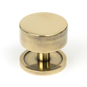FROM THE ANVILĀ® Aged Brass Kelso Cabinet Knob - 38mm (Plain)