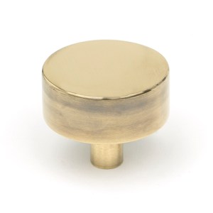 FROM THE ANVILĀ® Aged Brass Kelso Cabinet Knob - 38mm (No rose)