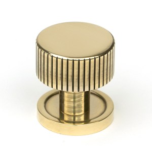 FROM THE ANVILĀ® Aged Brass Judd Cabinet Knob - 25mm (Plain)