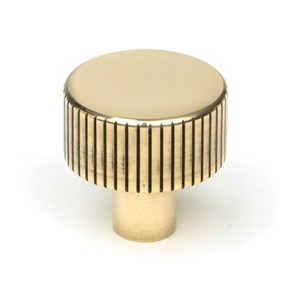 FROM THE ANVILĀ® Aged Brass Judd Cabinet Knob - 25mm (No rose)