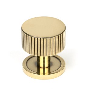 FROM THE ANVILĀ® Aged Brass Judd Cabinet Knob - 32mm (Plain)