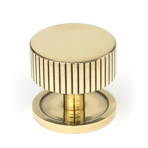 FROM THE ANVILĀ® Aged Brass Judd Cabinet Knob - 38mm (Plain)