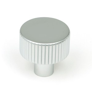 FROM THE ANVILĀ® Satin Chrome Judd Cabinet Knob - 25mm (Plain)