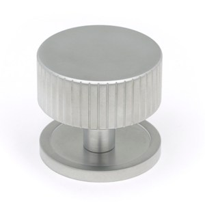 FROM THE ANVILĀ® Satin Chrome Judd Cabinet Knob - 38mm (Plain)