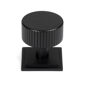 FROM THE ANVILĀ® Matt Black Judd Cabinet Knob - 32mm (Square)