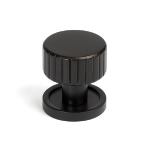 FROM THE ANVILĀ® Aged Bronze Judd Cabinet Knob - 25mm (Plain)