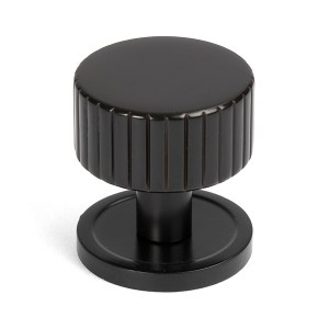 FROM THE ANVILĀ® Aged Bronze Judd Cabinet Knob - 32mm (Plain)