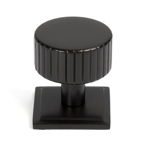 FROM THE ANVILĀ® Aged Bronze Judd Cabinet Knob - 32mm (Square)