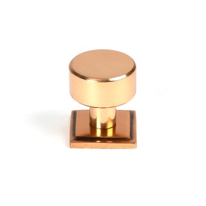 FROM THE ANVILĀ® Polished Bronze Kelso Cabinet Knob - 25mm (Square)