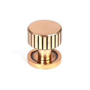 FROM THE ANVILĀ® Polished Bronze Judd Cabinet Knob - 25mm (Plain)