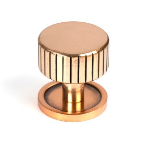 FROM THE ANVILĀ® Polished Bronze Judd Cabinet Knob - 32mm (Plain)