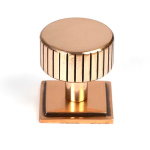 FROM THE ANVILĀ® Polished Bronze Judd Cabinet Knob - 32mm (Square)