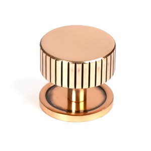FROM THE ANVILĀ® Polished Bronze Judd Cabinet Knob - 38mm (Plain)