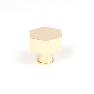 FROM THE ANVILĀ® Polished Brass Kahlo Cabinet Knob - 38mm
