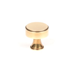 FROM THE ANVILĀ® Aged Brass Scully Cabinet Knob - 25mm