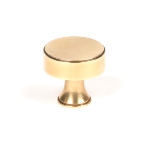 FROM THE ANVILĀ® Aged Brass Scully Cabinet Knob - 32mm