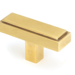FROM THE ANVILĀ® Aged Brass Scully T-Bar