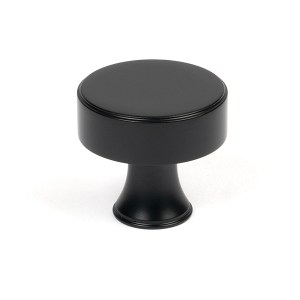FROM THE ANVILĀ® Matt Black Scully Cabinet Knob - 38mm