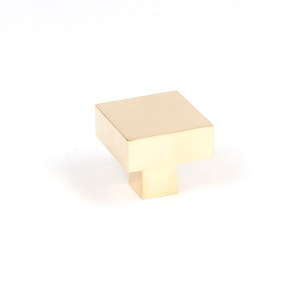 FROM THE ANVILĀ® Polished Brass Albers Cabinet Knob - 30mm