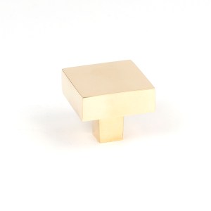 FROM THE ANVILĀ® Polished Brass Albers Cabinet Knob - 35mm