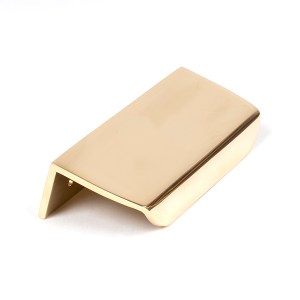 FROM THE ANVILĀ® Polished Brass 100mm Moore Edge Pull