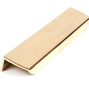 FROM THE ANVILĀ® Polished Brass 200mm Moore Edge Pull