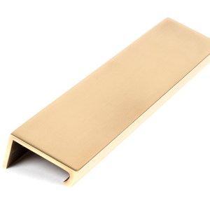 FROM THE ANVILĀ® Aged Brass 200mm Plain Edge Pull