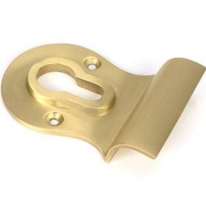 FROM THE ANVILĀ® Satin Brass Euro Door Pull