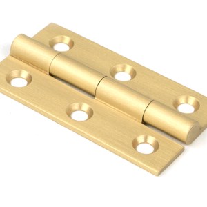 FROM THE ANVILĀ® Satin Brass 2" Butt Hinge (pair)