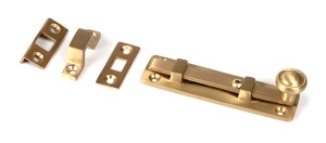 FROM THE ANVILĀ® Satin Brass 4" Universal Bolt
