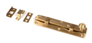 FROM THE ANVILĀ® Satin Brass 6" Universal Bolt