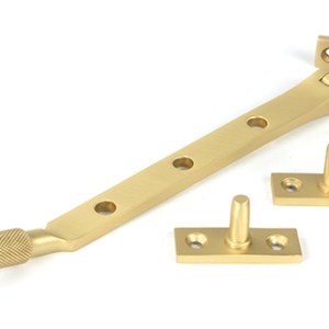 FROM THE ANVILĀ® Satin Brass 8" Brompton Stay