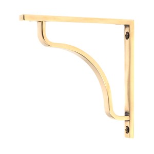 FROM THE ANVILĀ® Aged Brass Abingdon Shelf Bracket (150mm x 150mm)